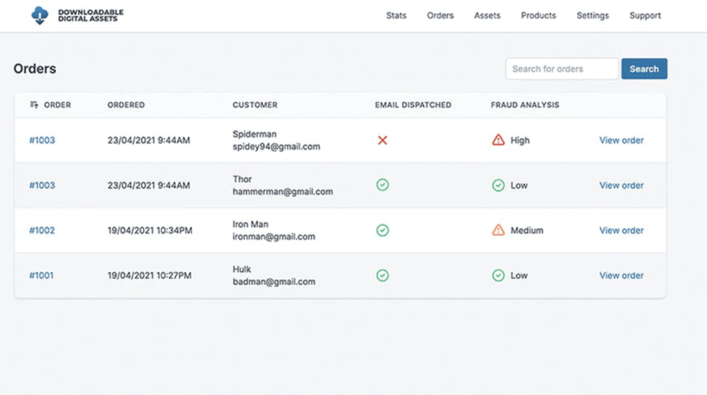 Downloadable Digital Assets App - downloadable digital asset