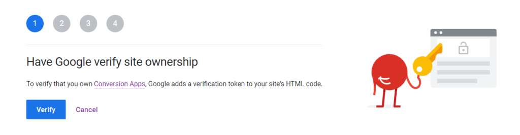 Google verification site ownership for WordPress marketing automation