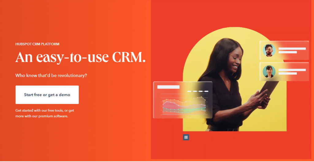 HubSpot - all in one CRM that has automation workflows