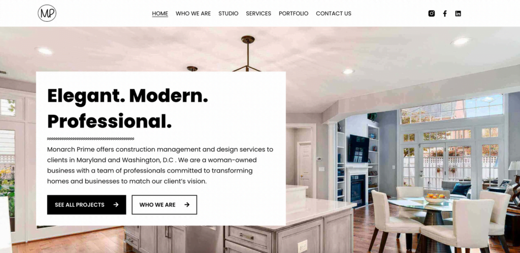 Monarch Prime's home page - roofing seo