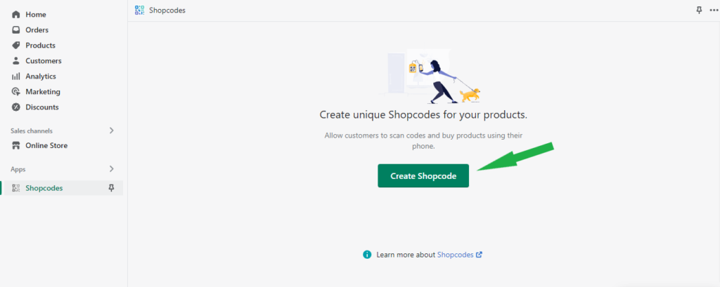 create shopcode screen in Shopify admin - how do shopify gift cards work