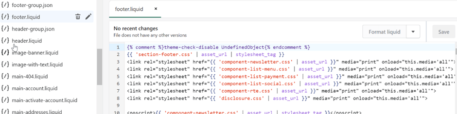 Shopify footer code - how to remove powered by Shopify