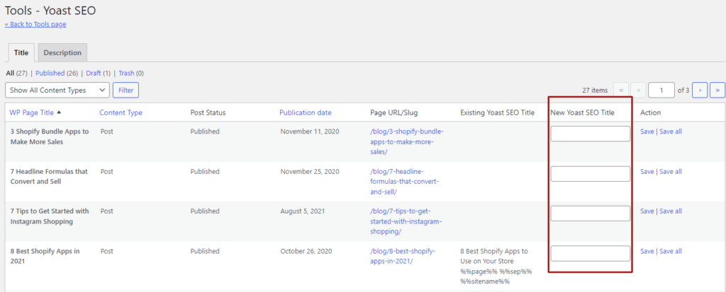 Yoast WordPress plugin for marketing automation