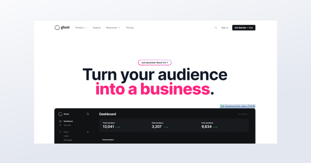 Check Out These 10 Fantastic Wix Alternatives to Create Amazing Websites! 8 4 ghost