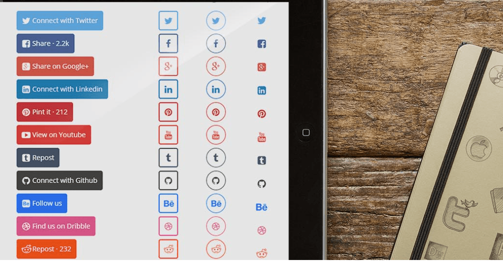 Social Media Integration: Leveraging Platforms To Amplify Your Website's Reach 2 Badges of Social Media