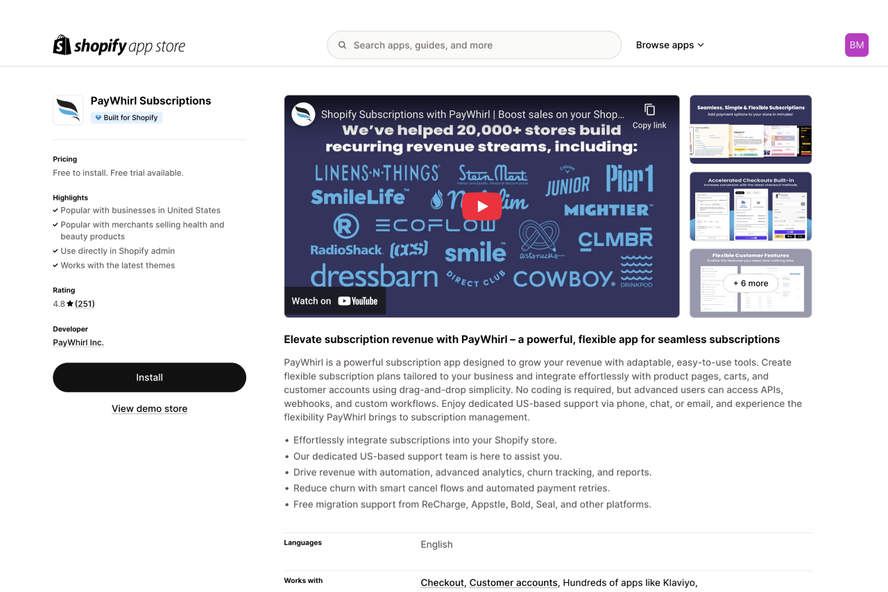 Best Subscription Apps for Shopify in 2025 5 PayWhirl Recurring Payments