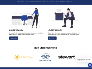 Pinnacle Title and Escrow website screenshot 3