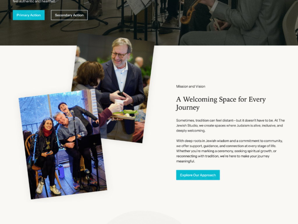 The Jewish Studio website screenshot 4