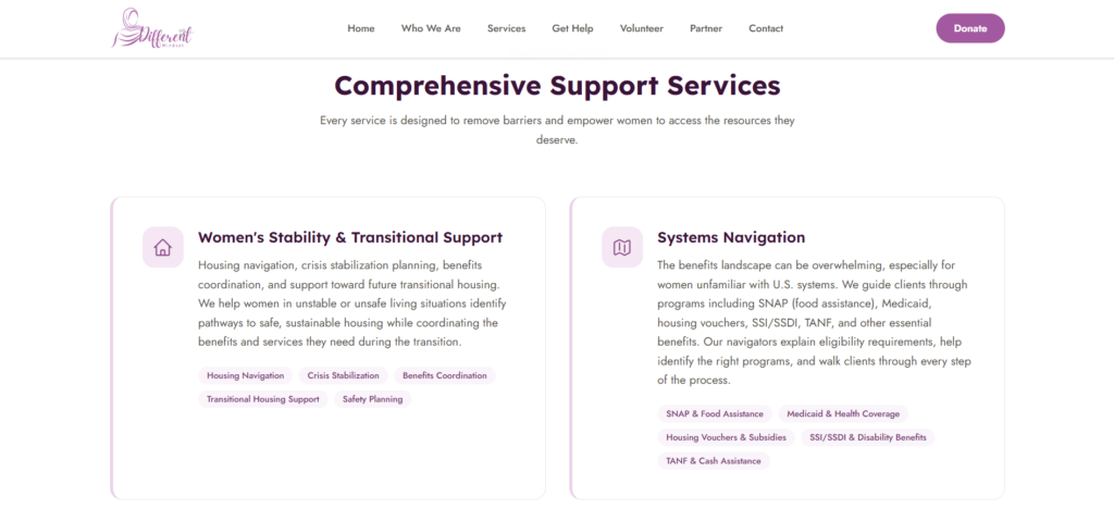 DMI website screenshot 3