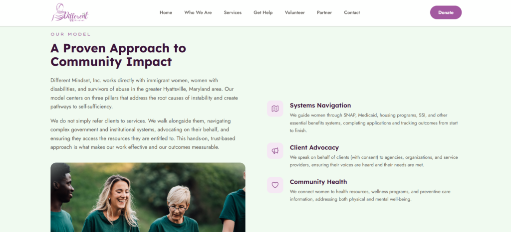 DMI website screenshot 5
