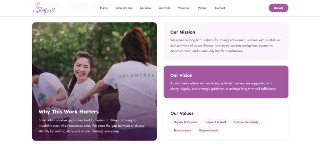 DMI website screenshot 6